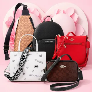 【COACH】x MICHAEL KORS x 卡爾KL 經典斜背包/肩背包/兩用包(多款多色任選)