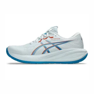 【asics 亞瑟士】GEL-Cumulus 28 2E 男 慢跑鞋 寬楦 跑鞋 灰白 藍(1011C147-402)