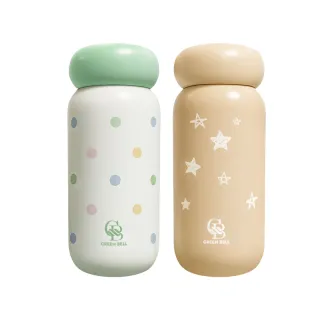 【GREEN BELL 綠貝】316不銹鋼230ml點星保溫杯(保溫瓶 保冷 保冰 SGS)