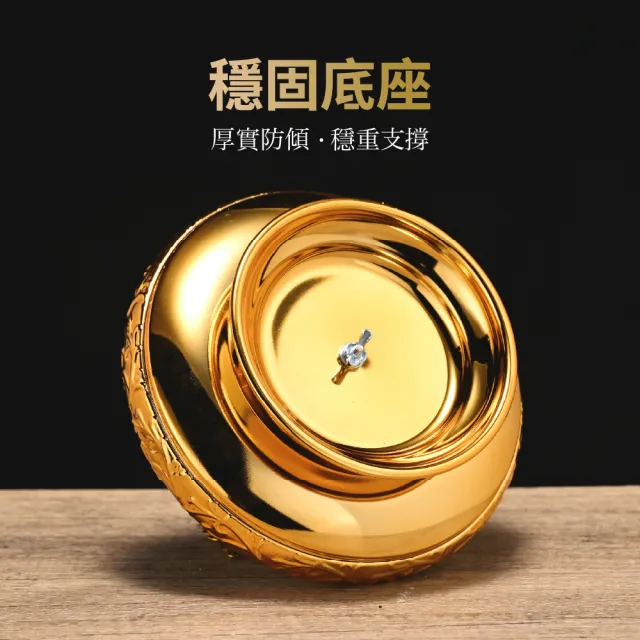 【台灣聖力達】24小時盤香架 龍型香架 精緻雕花 金色/古銅色(香環盤 檀香爐 熏香爐 24盤香 香環座)