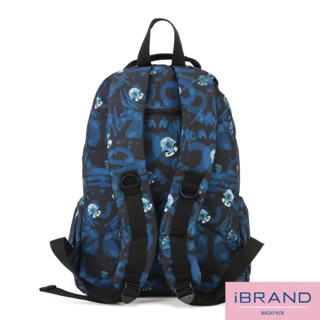 【iBrand】雙11 經典百搭輕盈多口袋後背包(星空漫遊)