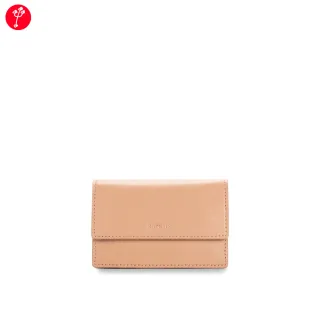 【satana】Leather 簡約名片卡夾 名片包 卡包 證件包 台灣製 - 裸茶