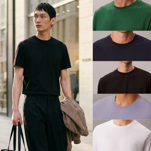 【CALVIN KLEIN】官方旗艦館 Liquid Touch 液感圓領 T 恤 全系列