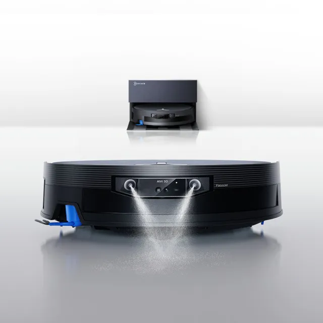 【ECOVACS 科沃斯】DEEBOT X12 PRO 上下水版 噴溶增壓滾筒洗地機器人(高壓噴射清潔液水/氮化鎵超充)