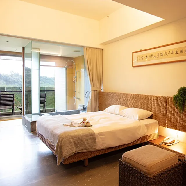 【台東鹿鳴溫泉酒店】指定旺日/假日不加價★升等精緻四人房!任選六項好禮(贈藝術茶園單車小旅行)