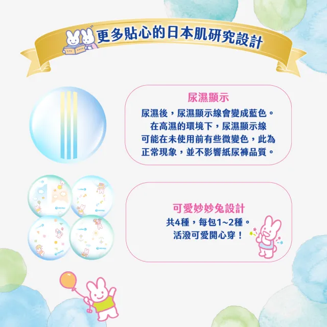 【妙而舒】瞬吸舒爽黏貼型紙尿褲/尿布 L-XL 2箱購(L52片x8包/ XL44片x8包)