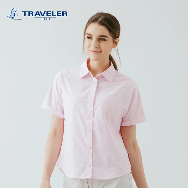 【TRAVELER 旅行者】女款Supplex吸排抗UV襯衫|261TR708