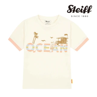 【STEIFF】熊頭童裝 印花圖案短袖T恤衫(短袖上衣)