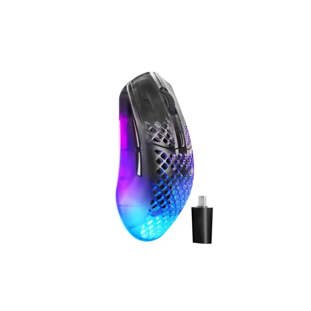 【Steelseries 賽睿】Aerox 3 Gen 2無線滑鼠-Shadow(電競/滑鼠/無線)