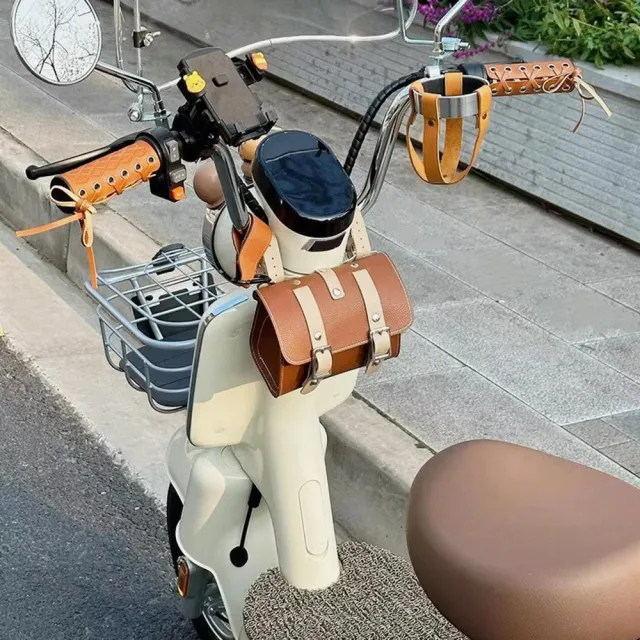 【外出趣】復古造型單車包(自行車馬鞍包 單車龍頭包 斜背皮革包 坐墊袋 側掛改裝包)