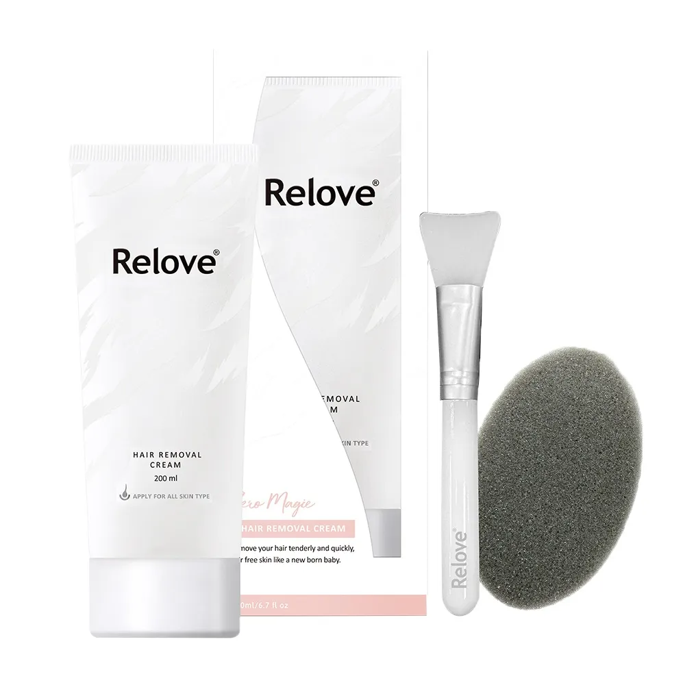 【Relove】瞬淨-Ku溜零毛髮霜重量版200ml(2.5倍重量版、限量6折、輕鬆理毛零痛感、DIY輕鬆零毛髮)