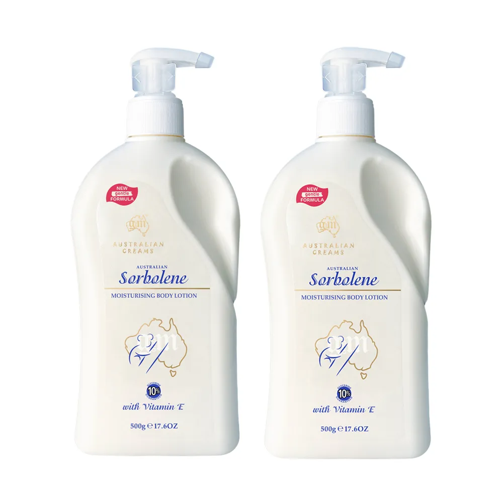 【澳洲G&M】甘油滋潤保濕霜含維他命E-家庭號(500g/瓶 2入組)