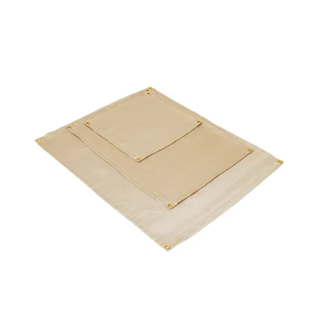 【外出趣】CLS露營烤肉專用防火布-M-60*80cm(玻璃纖維布 防火墊 隔熱墊 隔熱布 野營防火布)