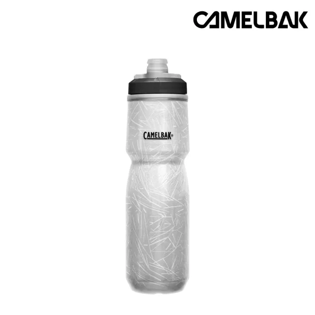 【CAMELBAK】PODIUM ICE 5X酷冰保冷噴射水瓶 CB1872002062｜620ml 經典黑