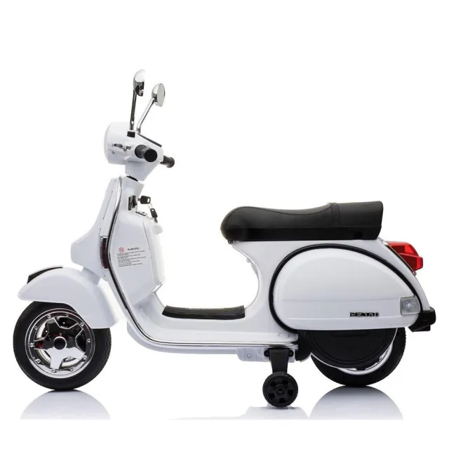 【聰明媽咪電動車】偉士牌 Vespa 原版授權 加大升級款 兒童電動摩托車(PX150｜兒童機車｜兒童電動車)