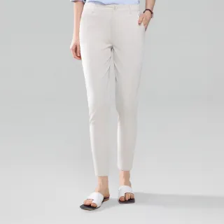 【GIORDANO 佐丹奴】女裝涼感透氣彈力冰冰褲(多色任選)