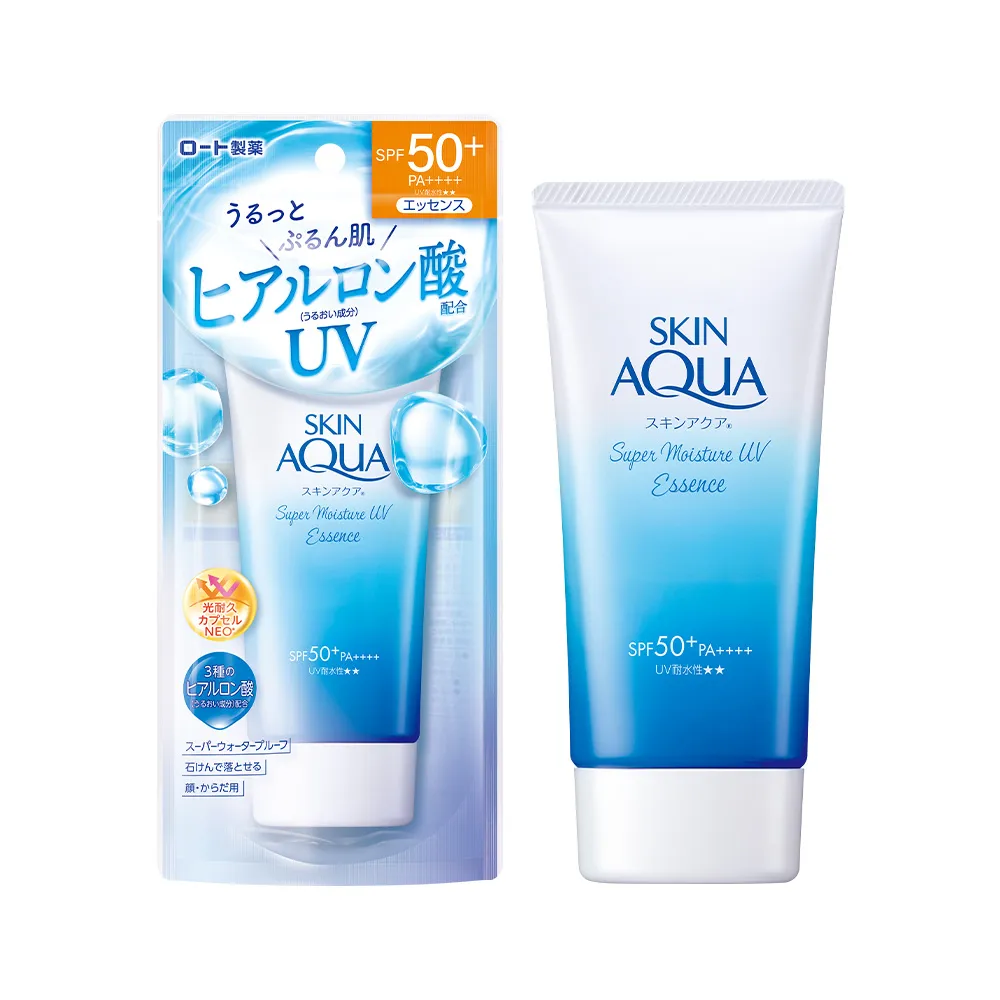 【曼秀雷敦】水潤肌超保濕水感防曬精華80g 2入(超持久  超防曬 超清爽 臉部 身體防曬)