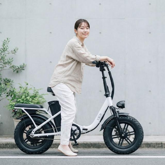 【SKR】16吋有遙控可鎖車免駕照可載人X6 小旋風特仕版 電動輔助自行車 電動腳踏車(電輔車 16吋折疊腳踏車)