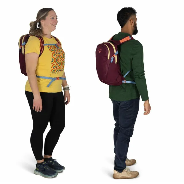 【Osprey】雙11 Daylite 13L 輕便多功能背包 鳶尾粉 (日常背包 旅行背包 休閒後背包 運動背包)
