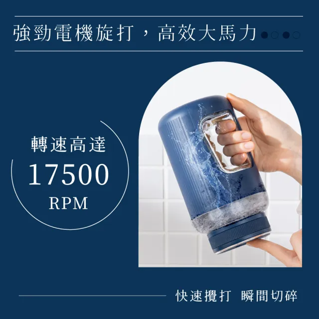 【KINYO】600ML無線隨行杯果汁機 榨汁機(JRU-750)