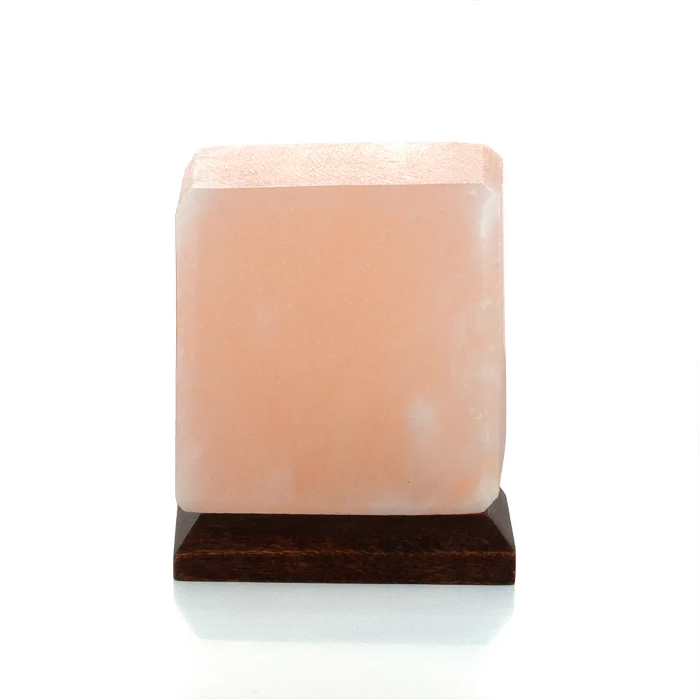 【Woogie武吉珠寶】造型鹽燈擺件(USB方形100x85mm)