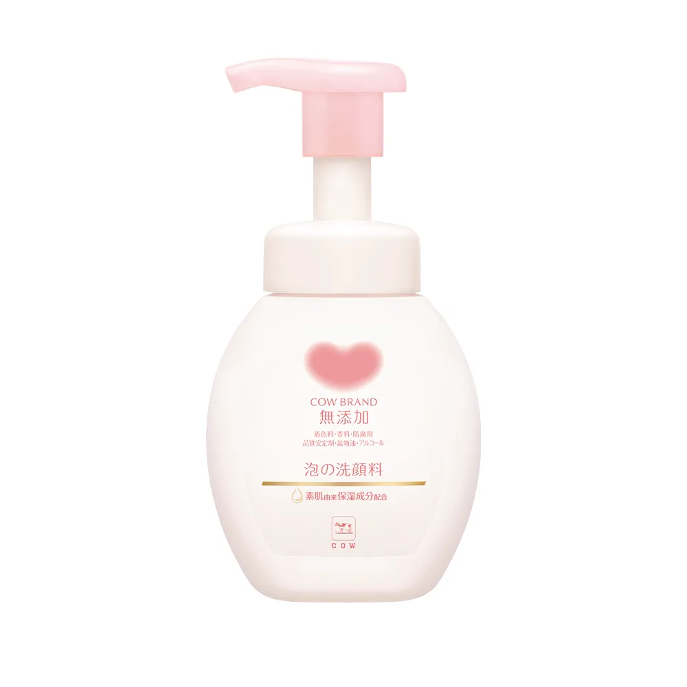 【日本牛乳石鹼】無添加泡洗顏160mL(滋潤型/無香料/無色素/無防腐劑)