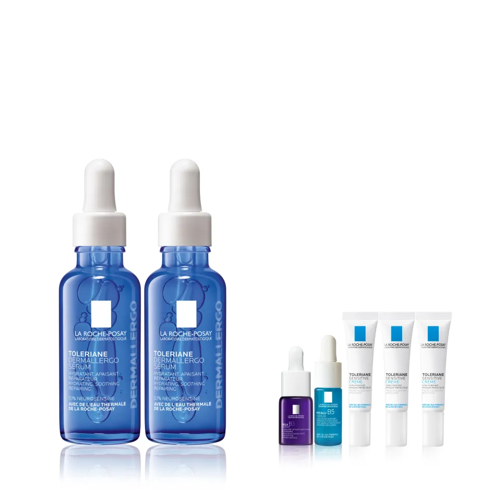 【理膚寶水】獨家限定★多容安舒緩保濕修護精華30ml 買60送65超值組(安心小藍瓶)