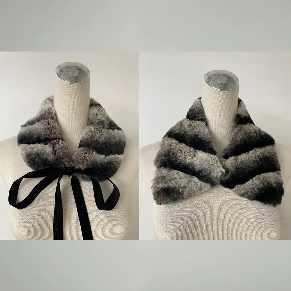 【MON’S】獺兔毛圍巾(直)