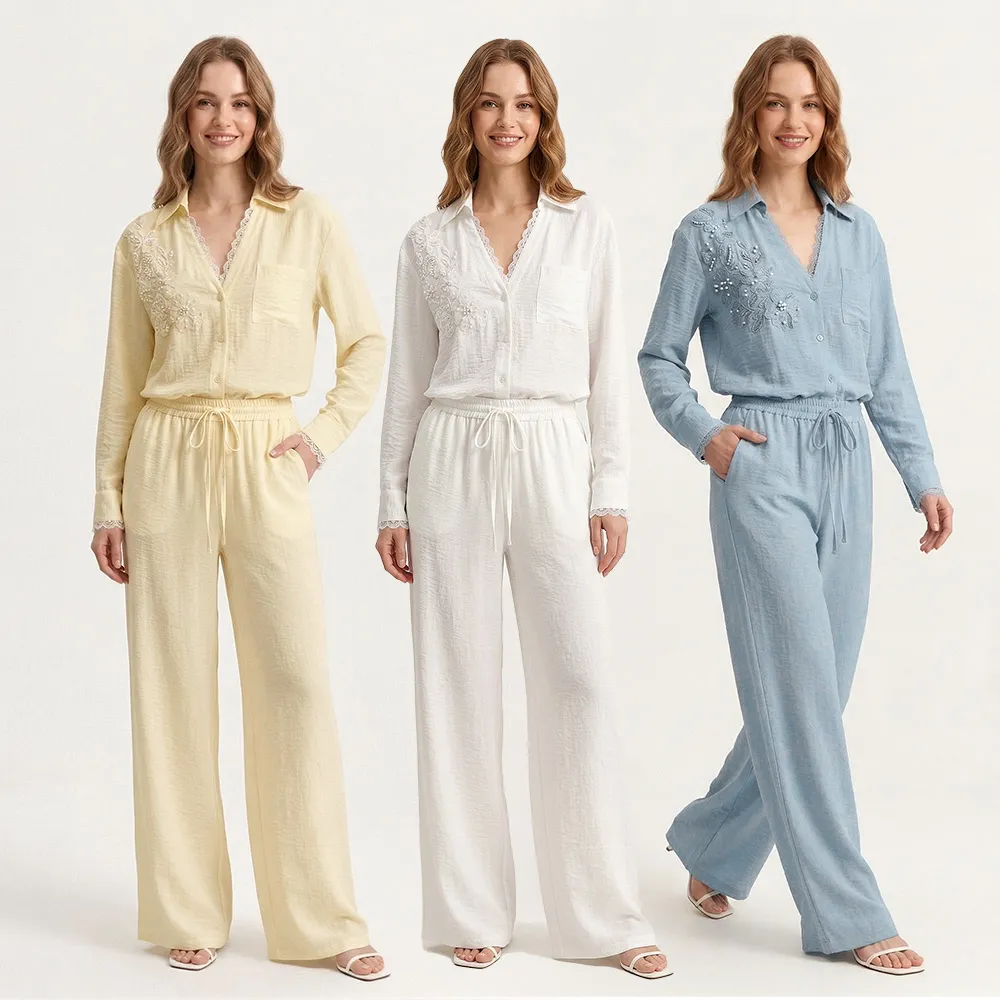 【MON’S】高訂縫珠精品套裝(直)