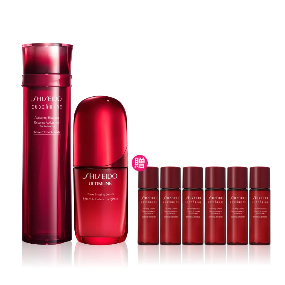 【SHISEIDO 資生堂國際櫃】小紅瓶50mL+奇蹟露145mL(小紅瓶/精華液/保濕/精華水/化妝水)