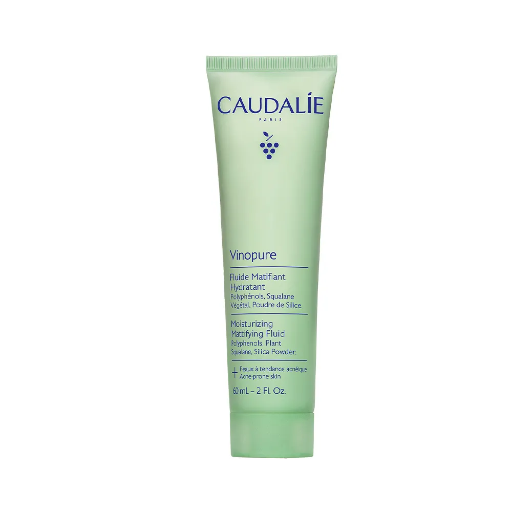 【CAUDALIE 歐緹麗】葡萄籽抗痘控油保濕乳60ml(容量升級組)