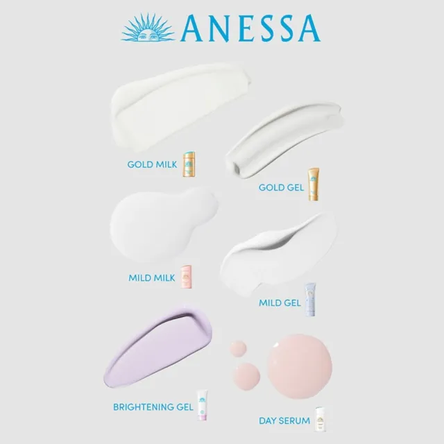 【ANESSA 安耐曬】金鑽高效防曬全面防護組(金鑽露60ml+噴霧60g)