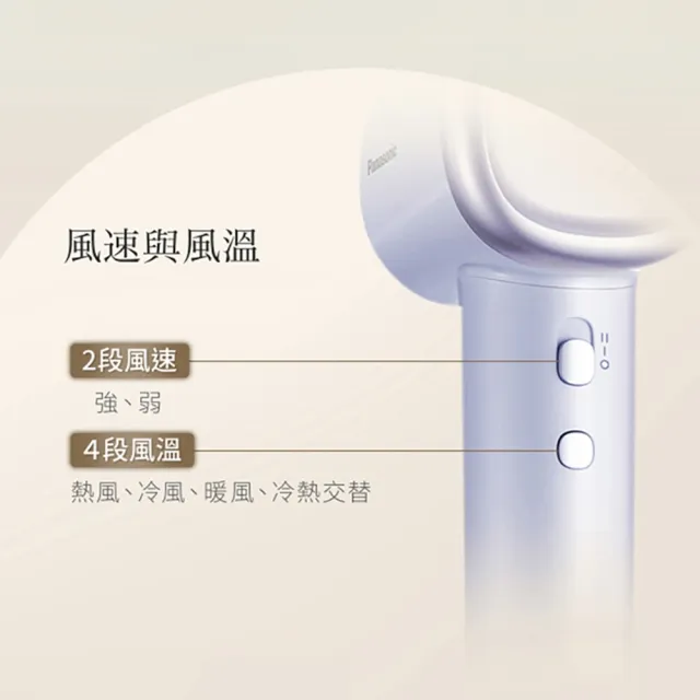【Panasonic 國際牌】BLDC高速馬達負離子吹風機(丁香紫) EH-NE6L-V