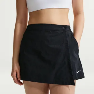 【NIKE 耐吉】短褲 褲裙 女 休閒褲 中腰 AS W NSW SKORT 黑 IR1649-010