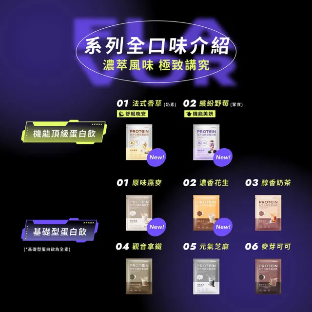【Wedar 薇達】機能PRO豌豆蛋白飲 60包 任二口味 (34g/包.舒眠.美妍.GABA.膠原蛋白.BCAA.胺基酸.膳食纖維)