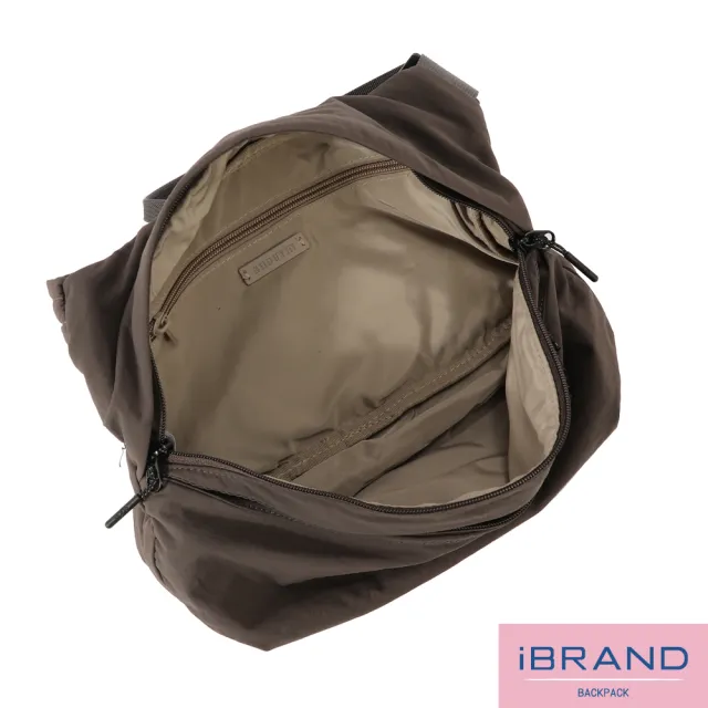 【iBrand】雙11 輕量大口袋側背包 斜背包 防潑水尼龍(多色任選)