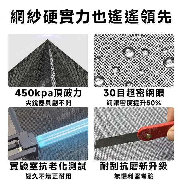 [樂億家居]門簾 防蚊門簾 紗簾 隔斷簾 紗窗 滑軌式門簾 隔斷門簾(尺寸支持客製 預售12工作天)