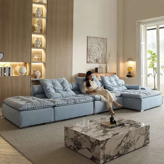 【obis】MIST 藍霧沙發350公分貴妃組合A