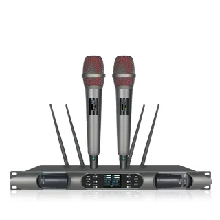 【金將科技】G&M 99自動消毒磁吸式充電無線U頻麥克風(KTV專業級無線麥克風)_