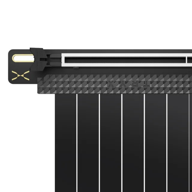 【TRYX】STRING PCIE 5.0 顯卡鍍金線 20cm 黑/白(極低損耗/6層PCB面板/鍍金接口)