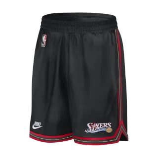 【NIKE 耐吉】NBA 球褲 短褲 男 PHI MNK DF DNA 8IN SHRT HWC 76人 運動 休閒 黑色 (HQ5258010)