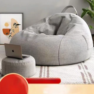 新川 豆袋懶人沙發 陽臺休閑耐磨可躺可睡榻榻米