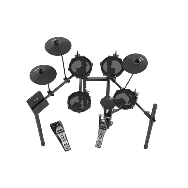 【NUX】DM-110最新入門級電子鼓+入門配套組 鼓椅、鼓毯、鼓棒(原廠公司貨 商品保固一年)