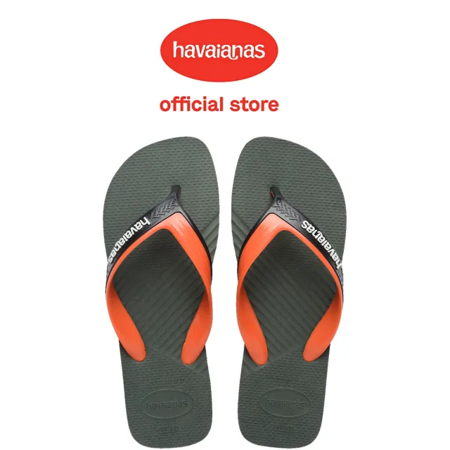 【havaianas 哈瓦仕】拖鞋 男鞋 夾腳拖 寬帶 雙色 Dual 綠 4145602-5983M (哈瓦士)