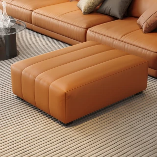 巨匠-貓抓皮沙發腳踏凳 100*60*38cm沙發凳 客廳擱腳凳腳踏 衣帽間長條凳 門口換鞋凳