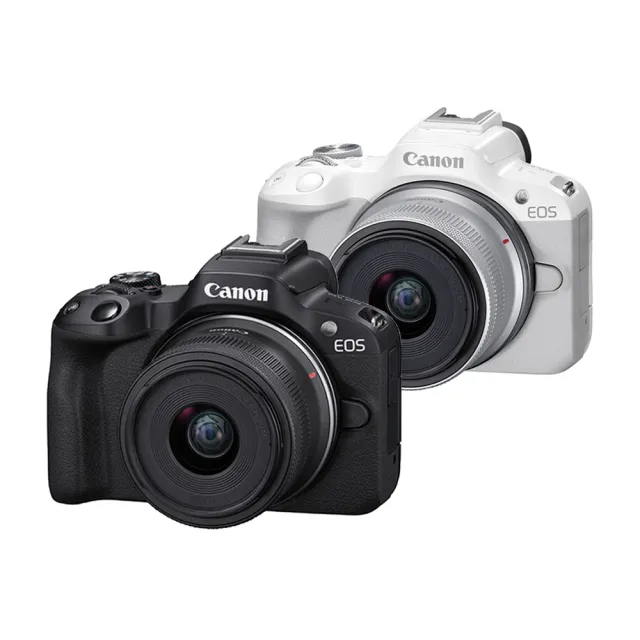 【Canon】EOS R50 + RF-S 18-45mm F4.5-6.3 IS STM 超輕巧VLOG無反光鏡相機(公司貨)