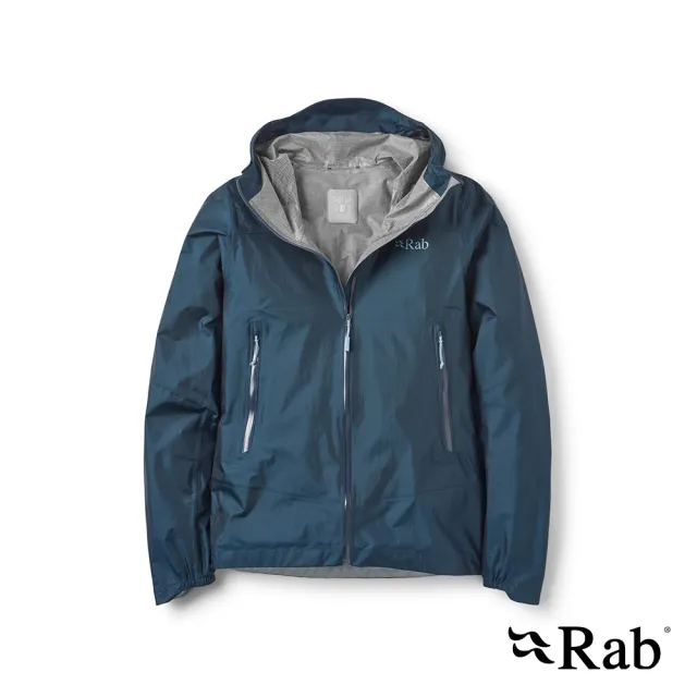【RAB】Phantom Mountain Jacket Wmns 輕量越野防水連帽外套 暴風藍 女款 #QWI72