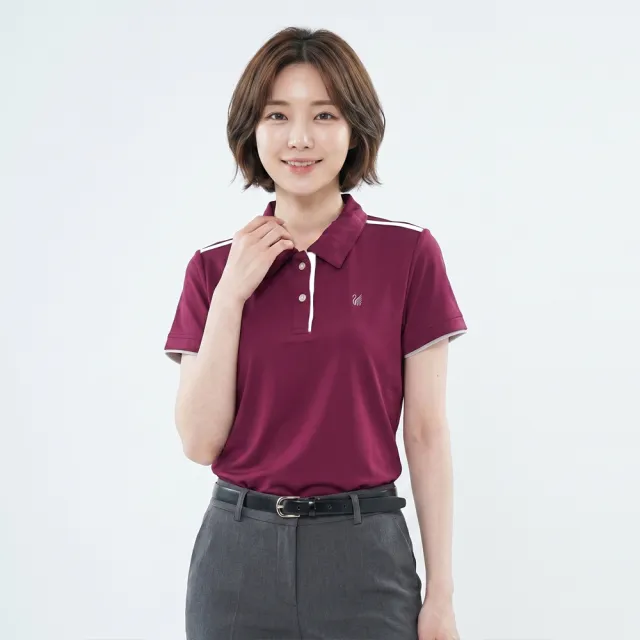 【遊遍天下】MIT台灣製女款抗UV防曬涼感吸濕排汗機能POLO衫(M-5L 大尺碼)