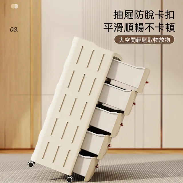 【XINGMU 興沐】抽屜式加厚客廳收納櫃（整理櫃/儲物櫃/收納櫃/防塵）