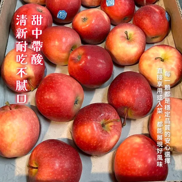 【FruitGo 馥果】進口GALA加拉蘋果150克/顆 x25-30顆/箱 (法國_紐西蘭_美國)